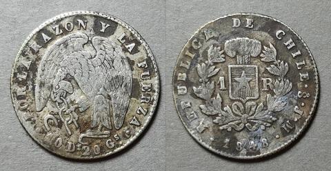 Primera imagen del registro Moneda de 1 Real (República)