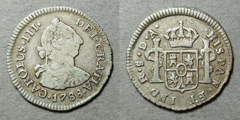 Primera imagen del registro Moneda de 1/2 Real (Carlos III)