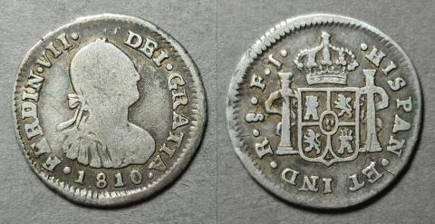 Primera imagen del registro Moneda de 1/2 Real (Fernando VII)