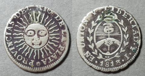 Primera imagen del registro Moneda de 1/2 Real (Confederación)