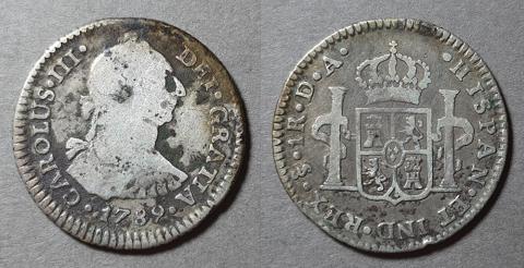 Primera imagen del registro Moneda de 1 Real (Carlos III)