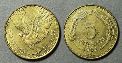 Primera imagen del registro Moneda de 5 centésimos (República)