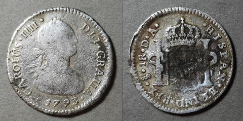 Primera imagen del registro Moneda de 1 Real (Carlos IV)