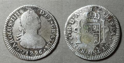 Primera imagen del registro Moneda de 1 Real (Carlos IV)