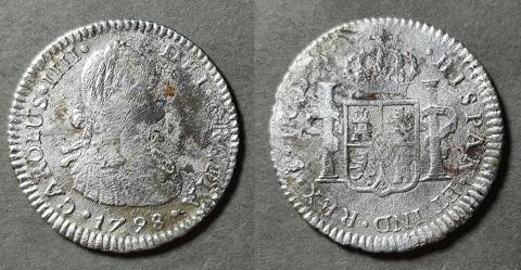 Primera imagen del registro Moneda de 1 Real (Carlos IV)