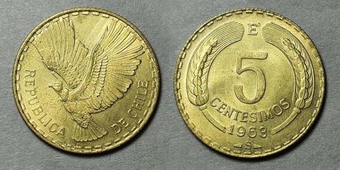 Primera imagen del registro Moneda de 5 centésimos (República)