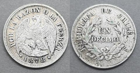 Primera imagen del registro Moneda de 1 Décimo (República)