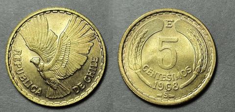 Primera imagen del registro Moneda de 5 centésimos (República)