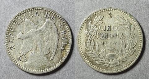 Primera imagen del registro Moneda de 5 centavos (República)