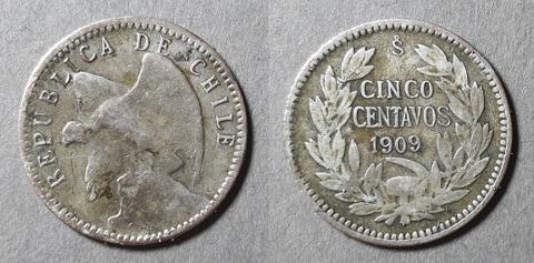 Primera imagen del registro Moneda de 5 centavos (República)