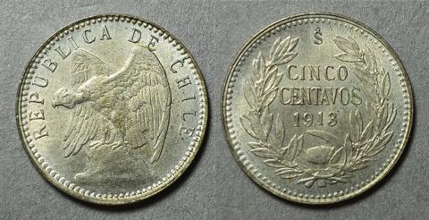 Primera imagen del registro Moneda de 5 centavos (República)