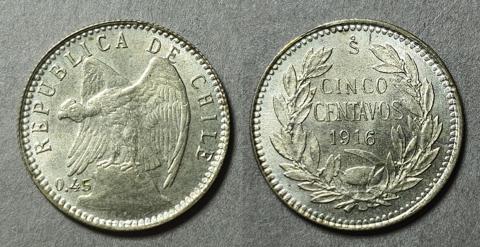 Primera imagen del registro Moneda de 5 centavos (República)