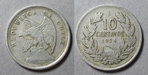 Primera imagen del registro Moneda de 10 centavos (República)