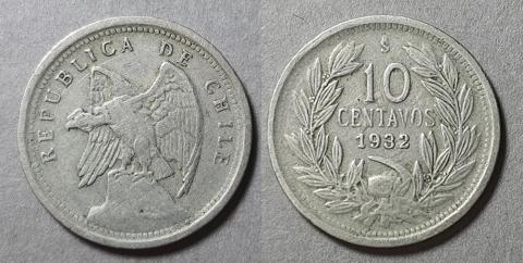 Primera imagen del registro Moneda de 10 centavos (República)
