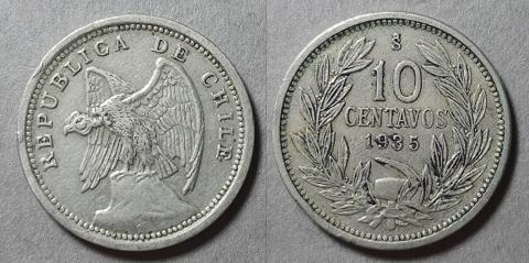 Primera imagen del registro Moneda de 10 centavos (República)