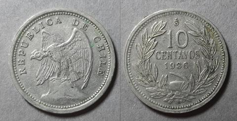 Primera imagen del registro Moneda de 10 centavos (República)