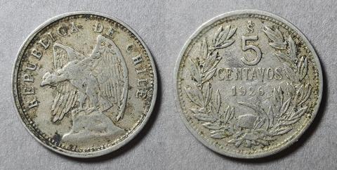Primera imagen del registro Moneda de 5 centavos (República)