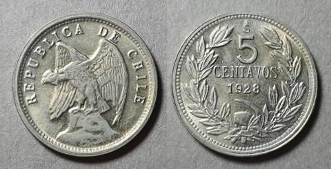 Primera imagen del registro Moneda de 5 centavos (República)