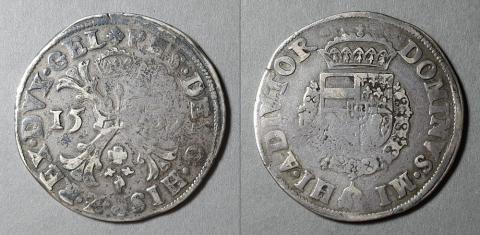 Primera imagen del registro Moneda de 1 Escudo Borgoña (Felipe II)