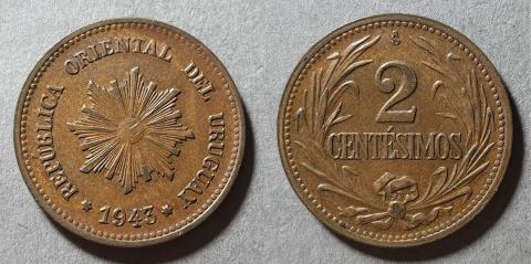 Primera imagen del registro Moneda de 2 centésimos (República)