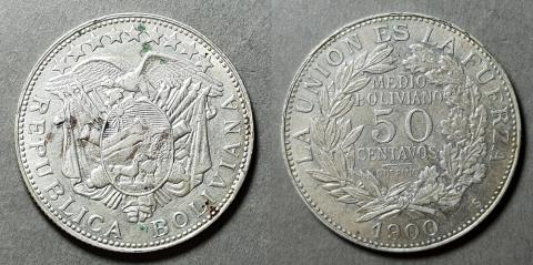 Primera imagen del registro Moneda de 50 centavos (República)