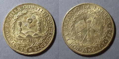 Primera imagen del registro Moneda de 8 Escudos (República)