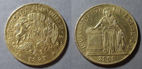 Primera imagen del registro Moneda de 8 Escudos (República)