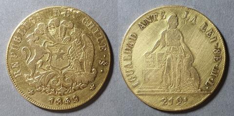 Primera imagen del registro Moneda de 8 Escudos (República)