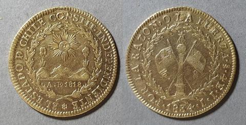 Primera imagen del registro Moneda de 4 Escudos (República)