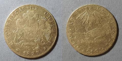 Primera imagen del registro Moneda de 4 Escudos (República)