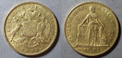 Primera imagen del registro Moneda de 10 Pesos (República)