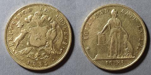 Primera imagen del registro Moneda de 10 Pesos (República)