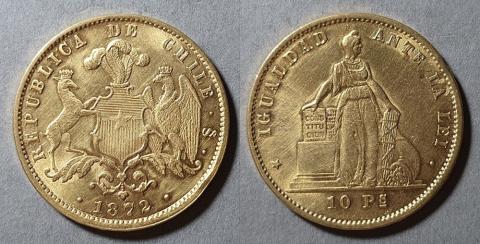 Primera imagen del registro Moneda de 10 Pesos (República)
