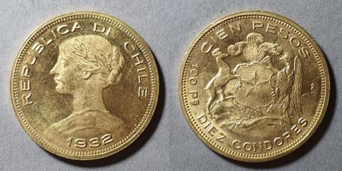 Primera imagen del registro Moneda de 100 Pesos (República)