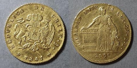 Primera imagen del registro Moneda de 2 Escudos (República)