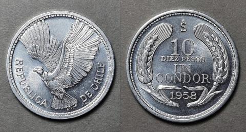 Primera imagen del registro Moneda de 10 Pesos (República)