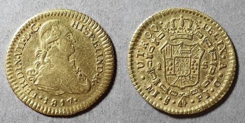 Primera imagen del registro Moneda de 1 Escudo (Fernando VII)