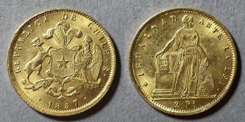 Primera imagen del registro Moneda de 2 Pesos (República)