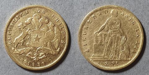Primera imagen del registro Moneda de 2 Pesos (República)