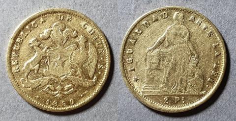 Primera imagen del registro Moneda de 2 Pesos (República)