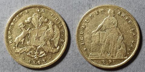 Primera imagen del registro Moneda de 2 Pesos (República)