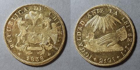 Primera imagen del registro Moneda de 8 Escudos (República)