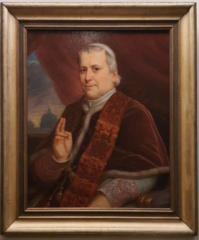 Primera imagen del registro Retrato del Papa Pío IX