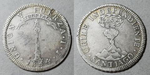 Primera imagen del registro Moneda de 2 Reales (República)