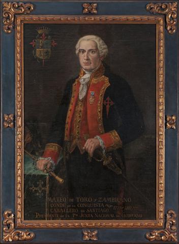 Primera imagen del registro Retrato de don Mateo de Toro Zambrano y Ureta
