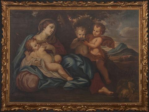 Primera imagen del registro Virgen con niño y querubines
