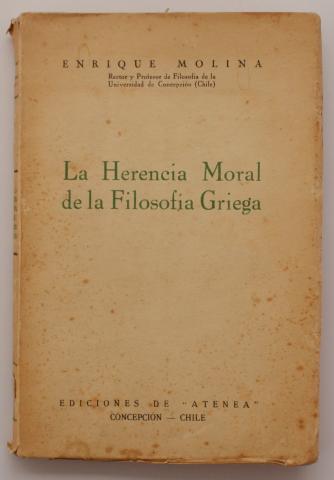 Primera imagen del registro La herencia Moral de la Filosofía Griega
