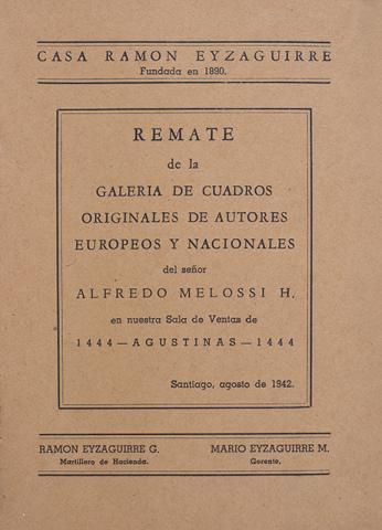Primera imagen del registro Remate de la Galeria de cuadros originales de autores europeos y nacionales del señor Alfredo Melossi H.
