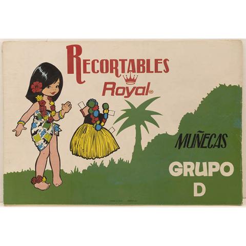 Primera imagen del registro Album recortables Royal "Muñecas Grupo D"