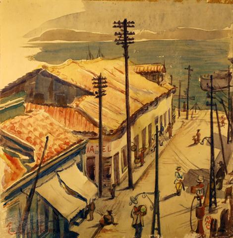 Primera imagen del registro Calle de comercio, Tomé